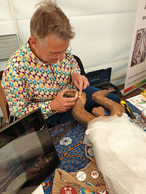 Serge Dubuc à l'oeuvre