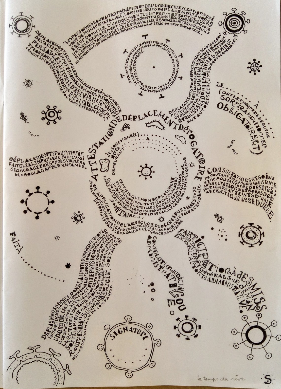 3 Attestation de déplacement dérogatoire S.Dubuc